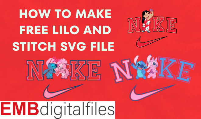 How to Make Free Lilo and Stitch SVG File 