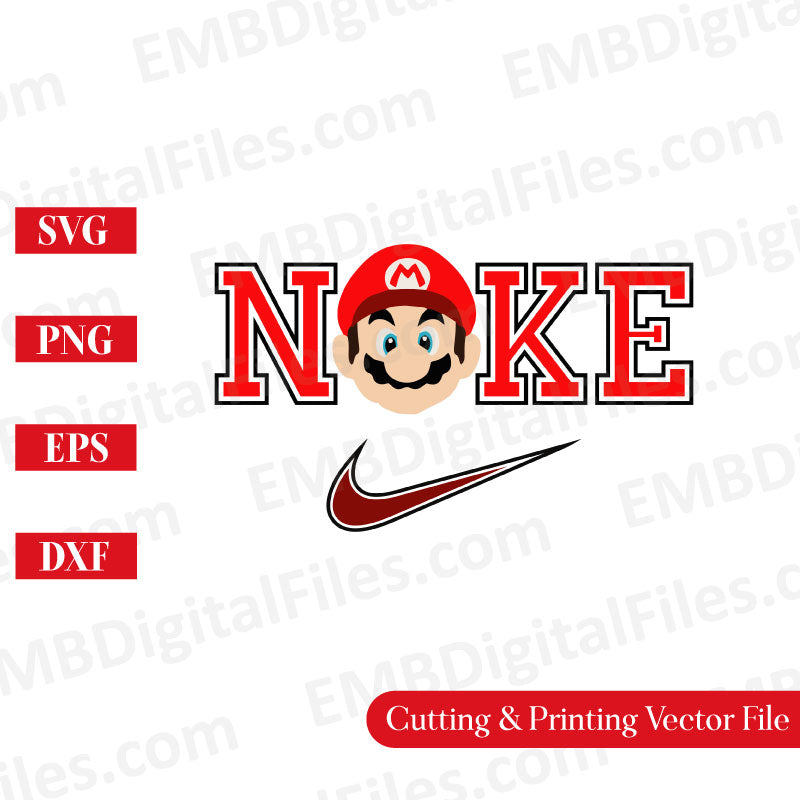 Super Mario Bros Svg file, Mario Logo Png svg, , Dowmload Vector SVG & Png File, cricut printing cut file
