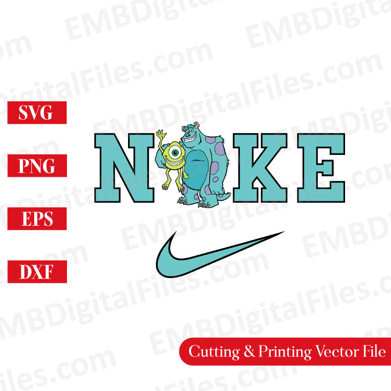 Mike And Sully SVg , Sully Mike Monsters PNg, Disneyland Ears Eps,cartoon sully monsters inc Png, Mike And Sully Monster Inc Dfx, Monster Character Cut file Cricut, Cutting And Printing Vector Digital File