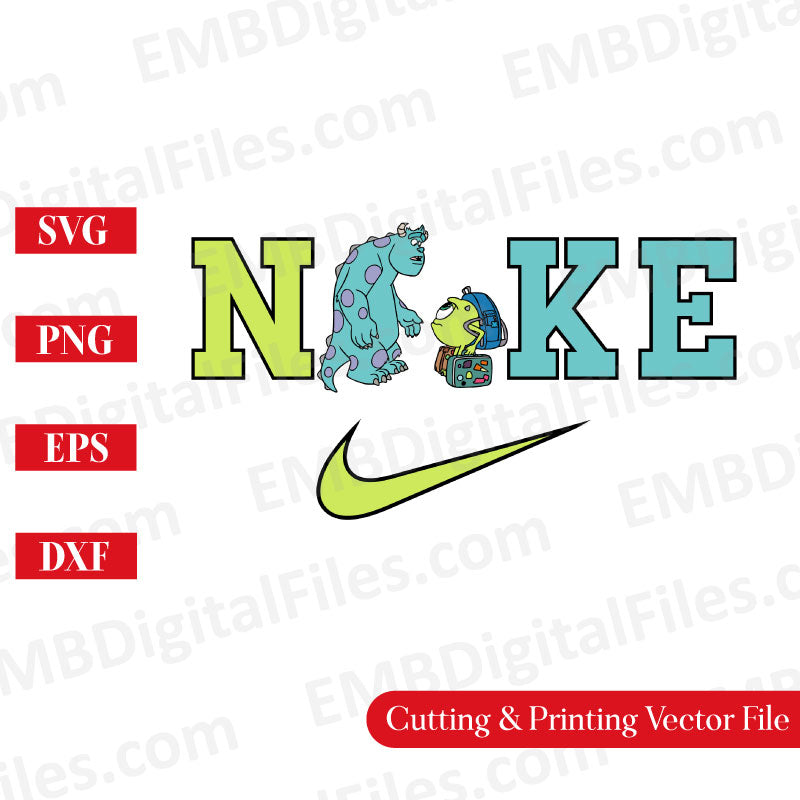 Mike And Sully SVG,  Sully Monsters University Characters PNG, Sully Monster Inc, Disney  Monster inc ESP, Monster University SVG DFX EPS File