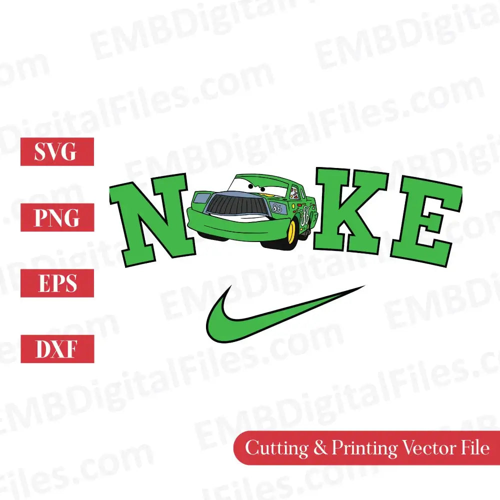 Nike Swoosh Disney chick hicks SVG for Cricut