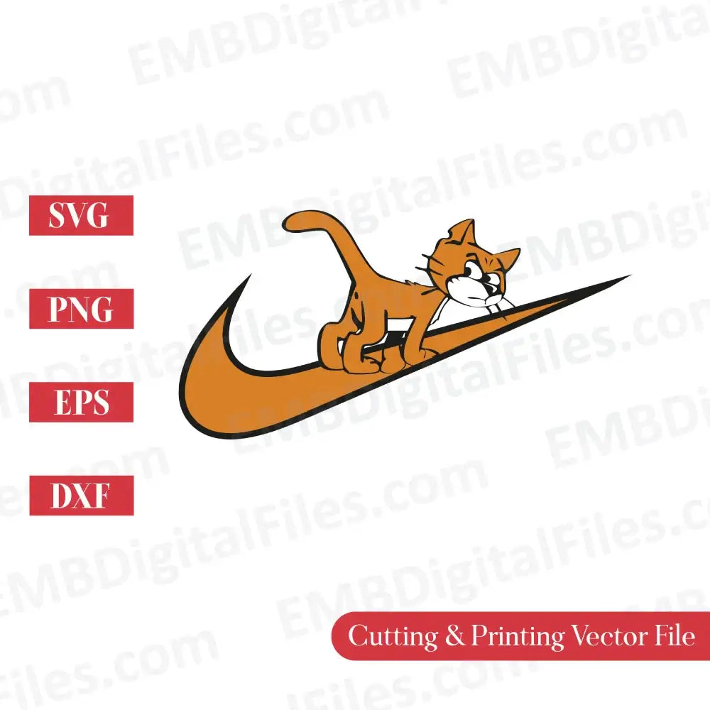 Smurfs Azrael cartoon character SVG for Cricut