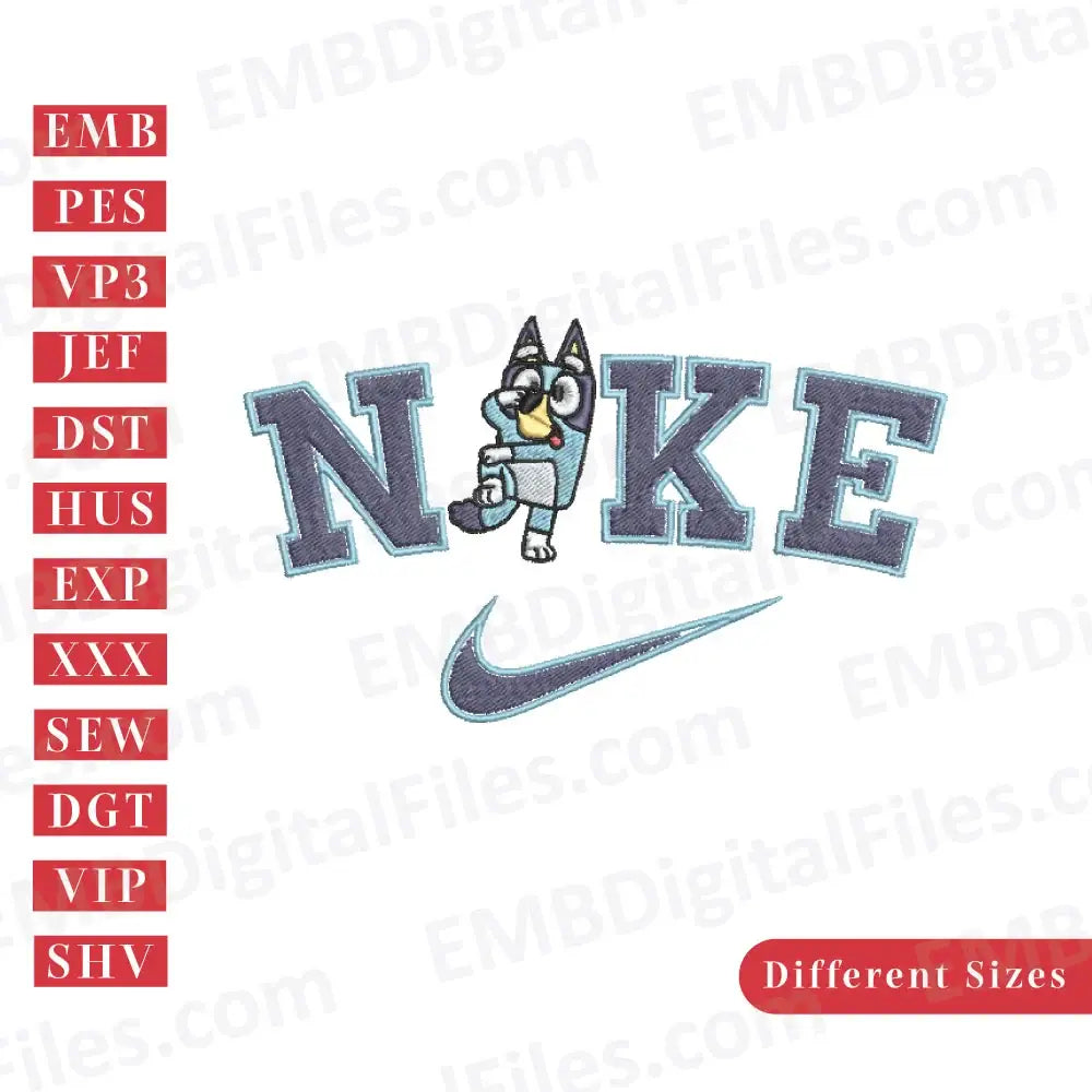 Bluey happy birthday machine embroidery design, PES, DST, Instant Download