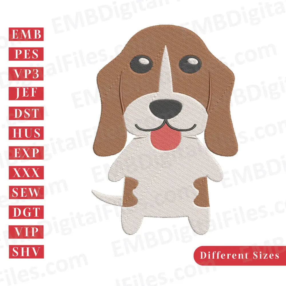 Schweizer Laufhund Embroidery Design, Dog breed Animal Embroidery Design