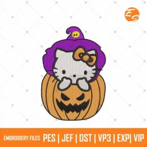 Hello kitty halloween free embroidery designs