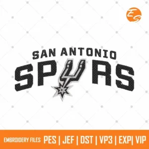 San antonio spurs logo free sports embroidery designs