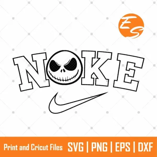 Angry face jack skellington SVG free