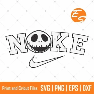 Chibi head jack skellington SVG free