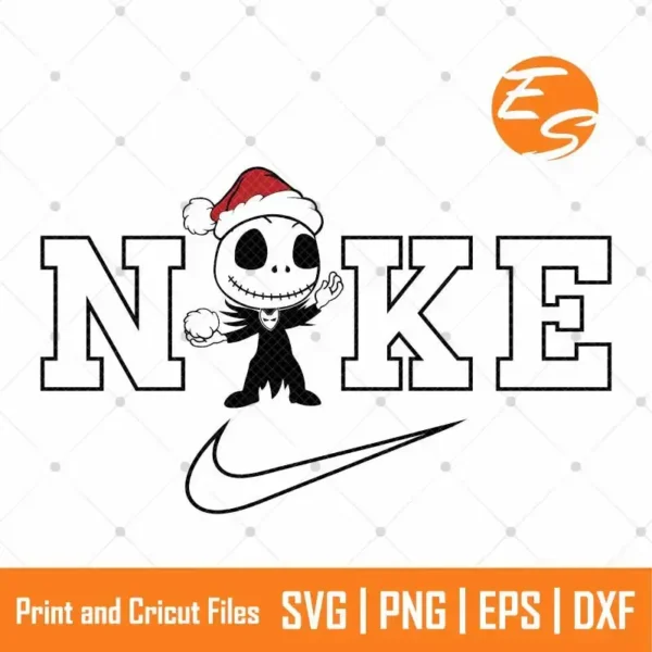 Christmas baby santa jack skellington SVG free