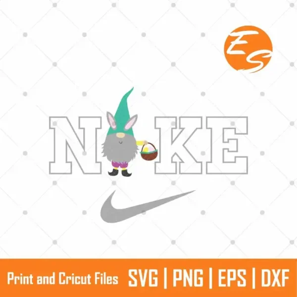 Easter Bunny gnome svg free