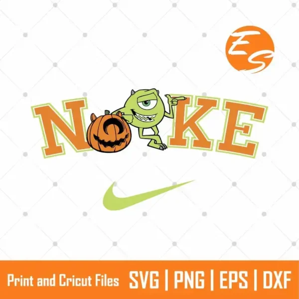 Halloween mike wazowski horror SVG free