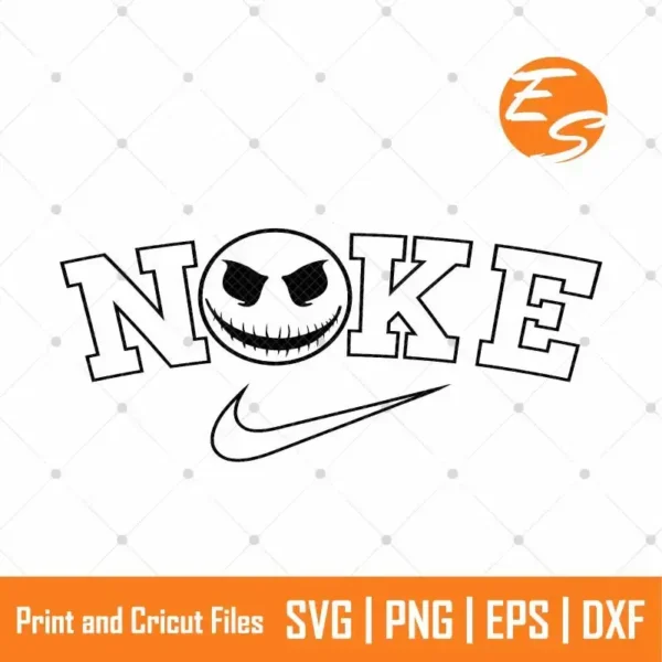 Horror character jack skellington SVG free