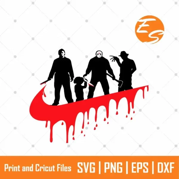 Horror movies characters horror SVG free