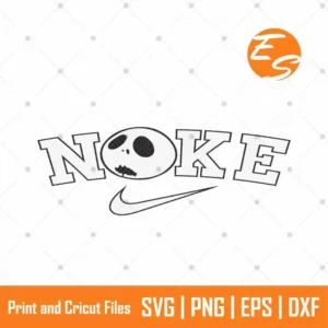 Nightmare head jack skellington SVG free