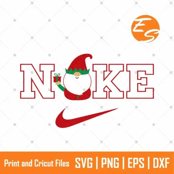 Santa gift gnome svg free