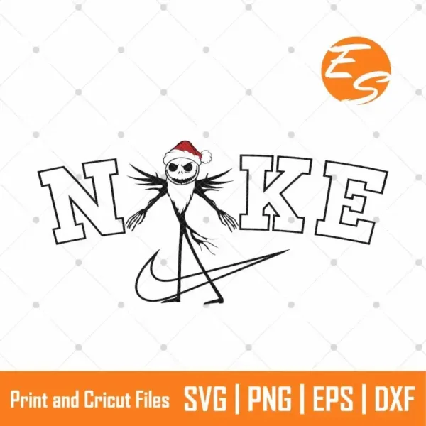 Santa jack skellington SVG free