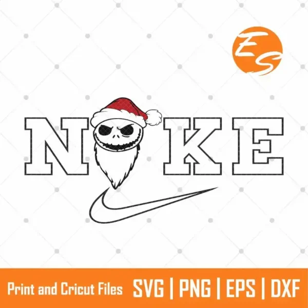 Santa jack skellington SVG free