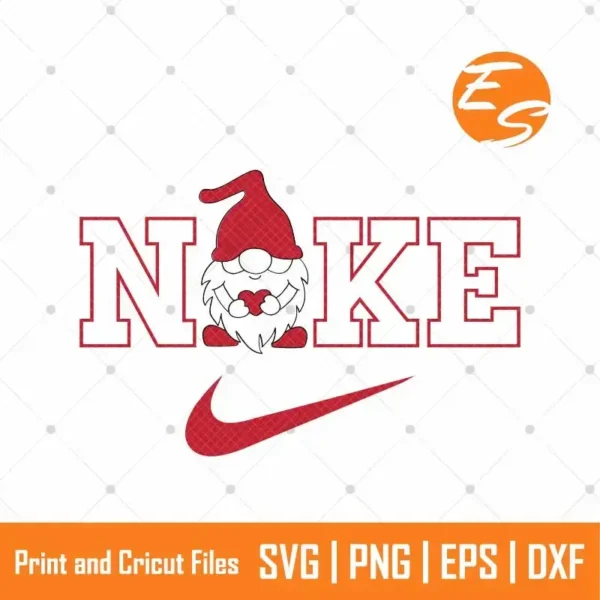 Santa valentine gnome svg free