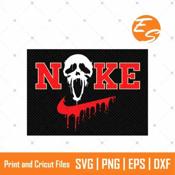 Halloween ghost face horror SVG free