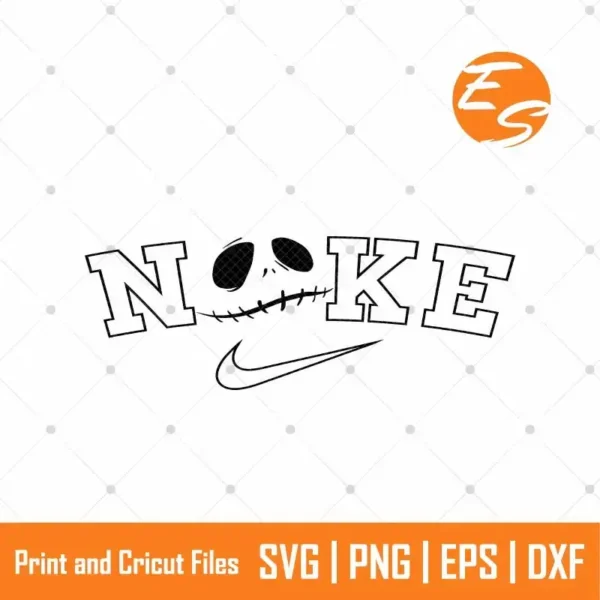 Face ciruct file jack skellington SVG free