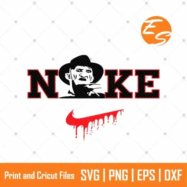 Horror character Freddy Krueger horror SVG free