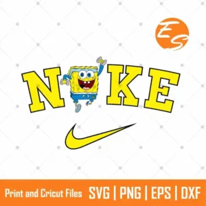 Funny gym SpongeBob SVG Free