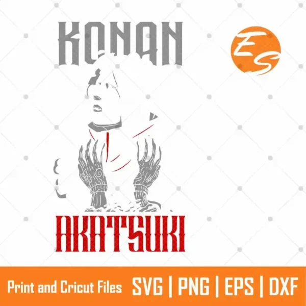 Konan naruto anime SVG free