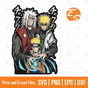 Naruto friends anime SVG free