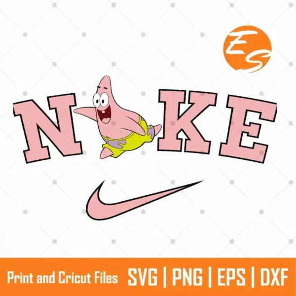 Patrick star jumping SVG Free