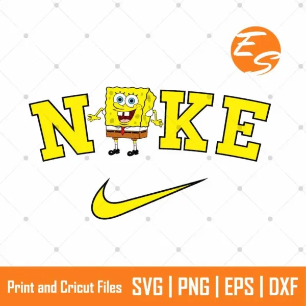 Yellow SpongeBob SVG Free