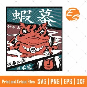 Gamabunta naruto anime SVG free