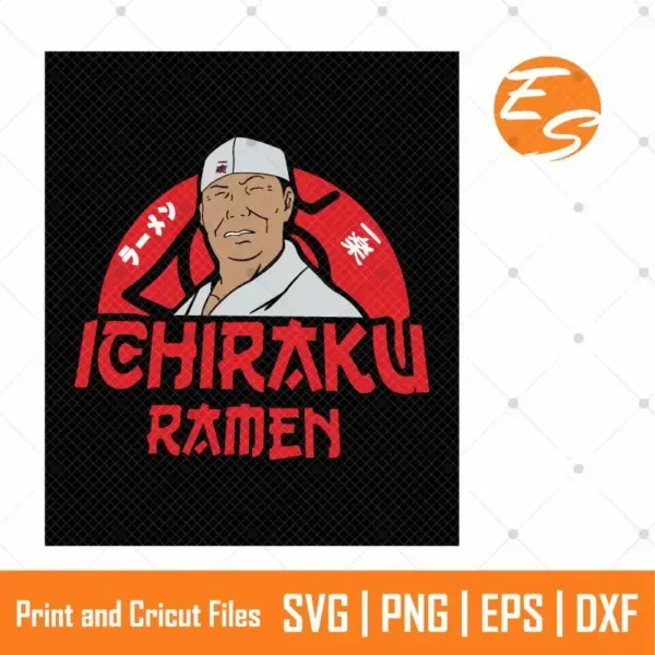 Ichiraku ramen naruto anime SVG free