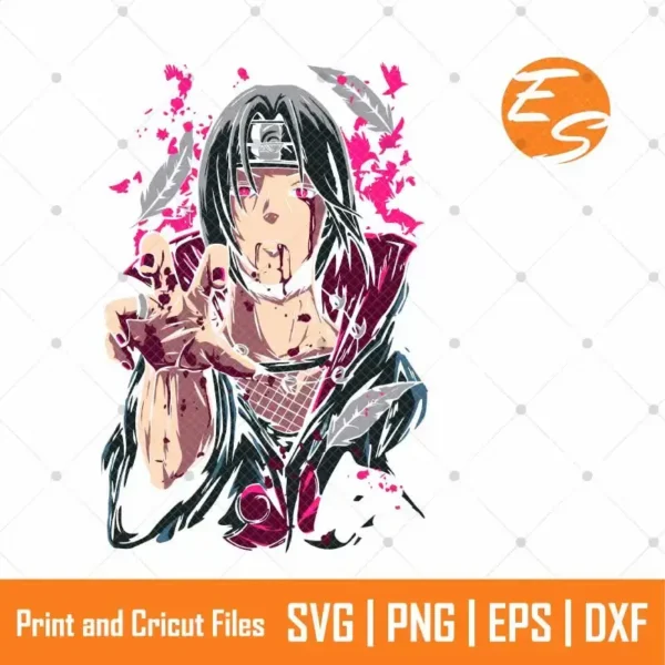 Itachi uchiha anime SVG Free