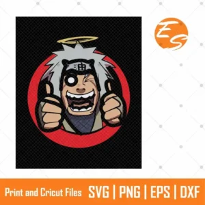 Jiraiya naruto anime SVG free