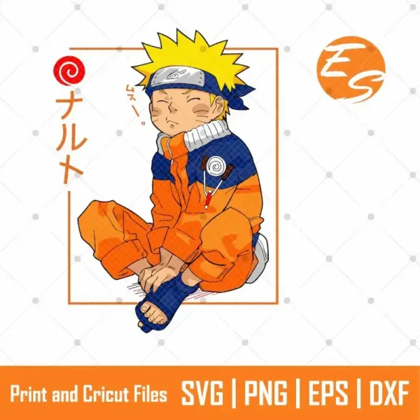 Naruto childhood anime SVG Free