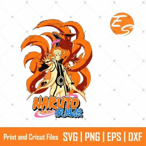 Naruto kurama anime SVG Free