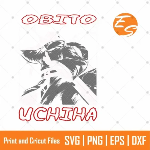 Obito uchiha naruto anime SVG free