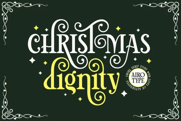 Christmas Dignity - Christmas Font