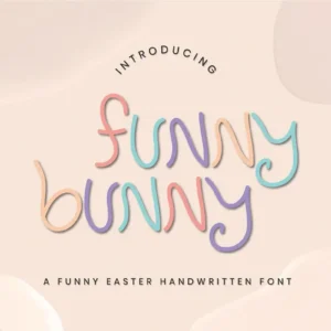 Easter Bunny Christmas Font