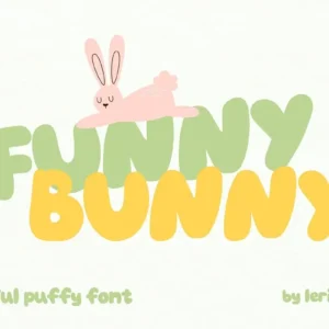 Funny Bunny Christmas Font