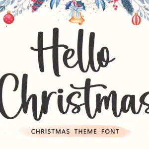 Hello Christmas - Christmas Font