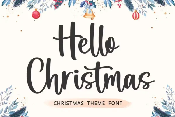 Hello Christmas - Christmas Font