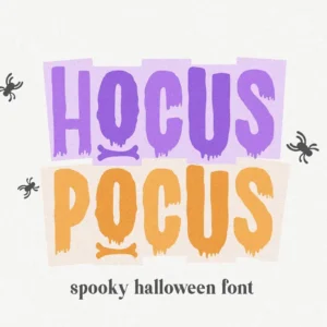 Hocus Pocus Halloween Font