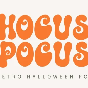 Hocus Pocus - Retro Halloween font