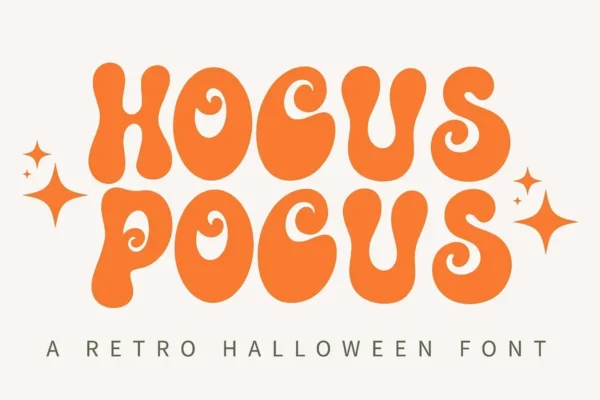 Hocus Pocus - Retro Halloween font