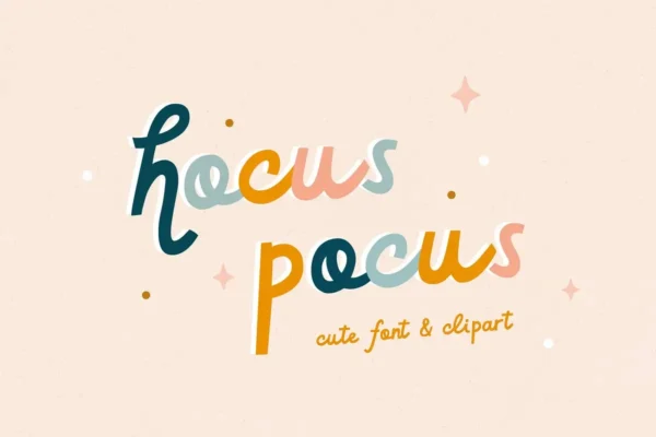 Hocus-pocus-Cute-font