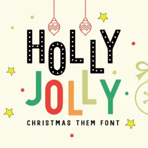 Holly Jolly Font - Christmas Font