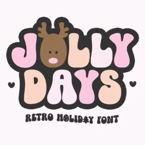 Jolly Days - Christmas Font