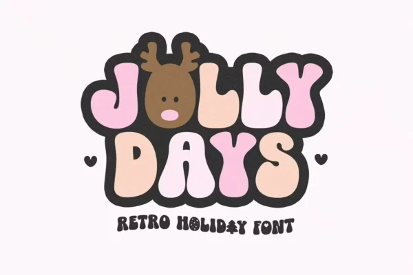 Jolly Days - Christmas Font