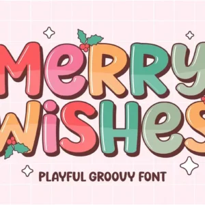 Merry Wishes - Christmas Font